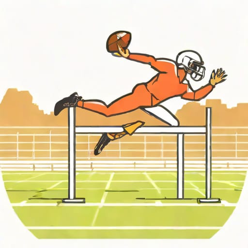 High School Football Hurdling Rule