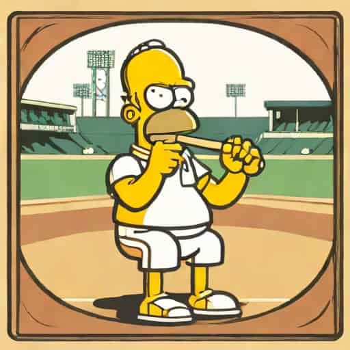 Homer Take Me Out To The Ballgame