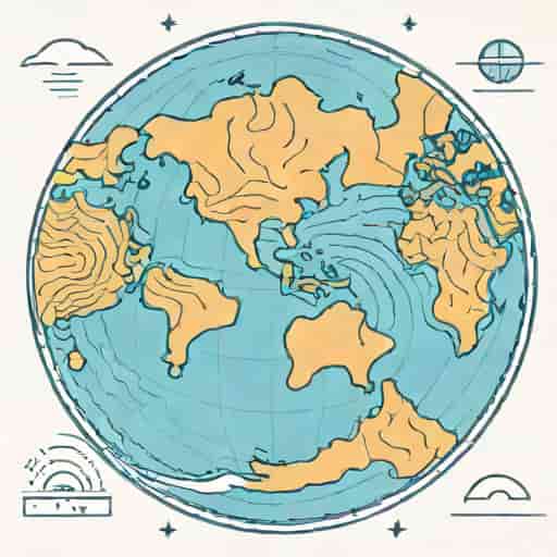 How Do Topographical Maps Show Oceans