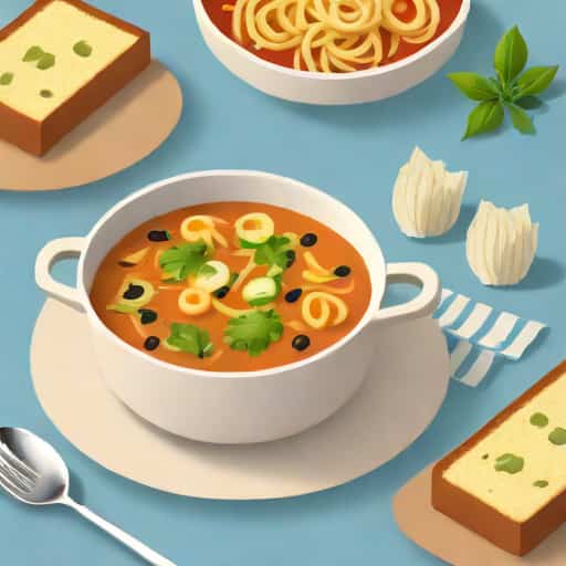 Jamie Oliver Minestrone Soup And Garlic Bread