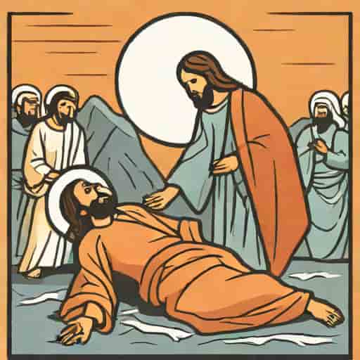 Jesus Healed The Paralytic Man