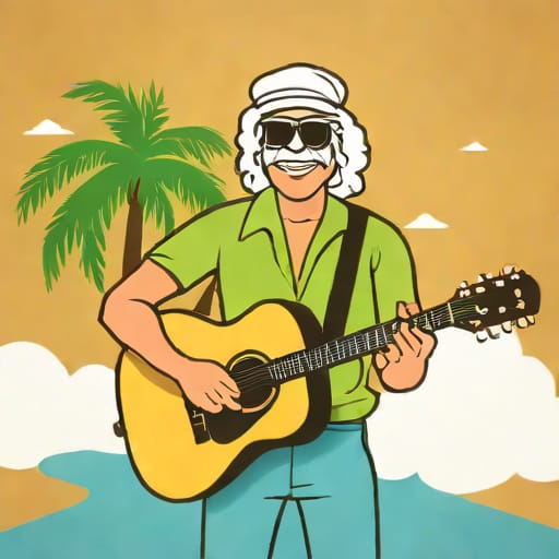 Jimmy Buffett Up On The Housetop