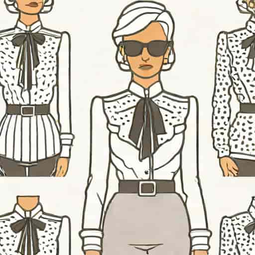 Karl Lagerfeld Whimsical Blouse