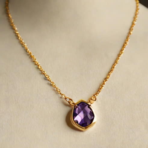 Kendra Scott Amethyst Necklace