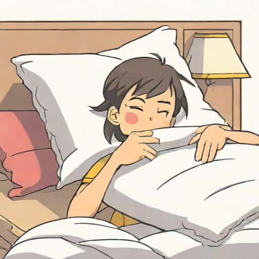 Kenjaku Biting Pillow Manga Panel