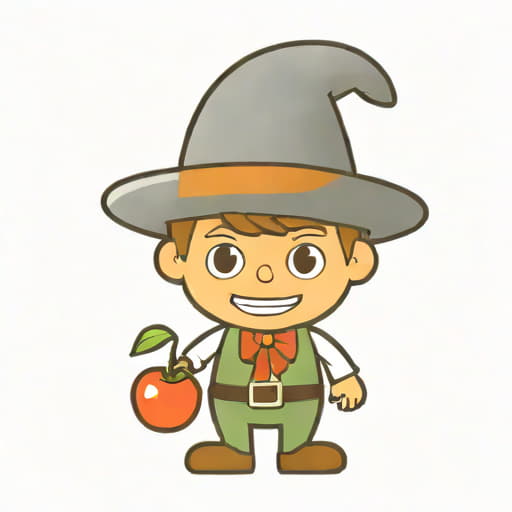 Kid Johnny Appleseed Costume