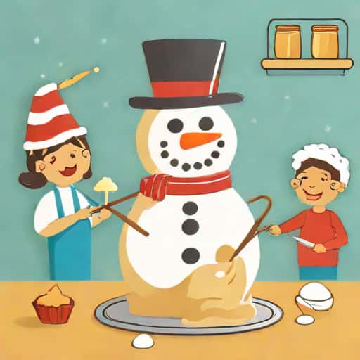 Kids Baking Championship Frosting The Snowman