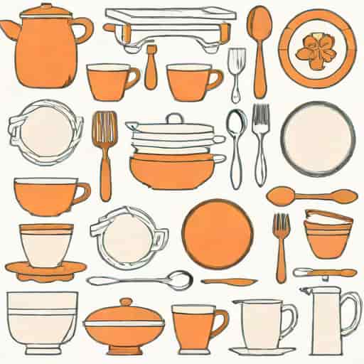 Kitchen Chinaware With Names