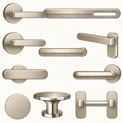 Kitchen Handles Brushed Nickel