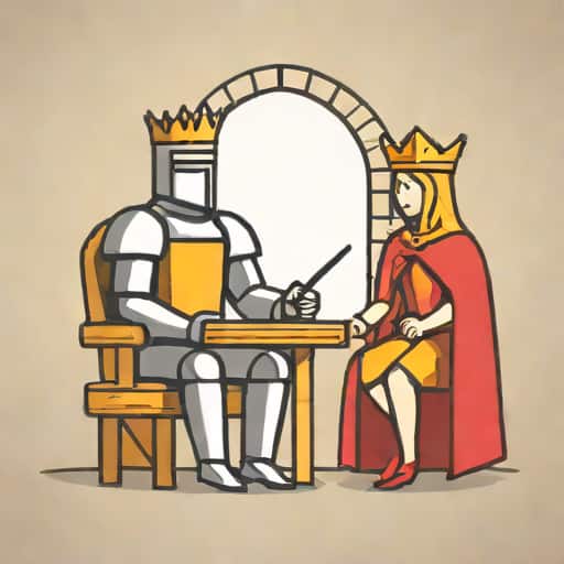 Knight Imprisons Queen Storyteller