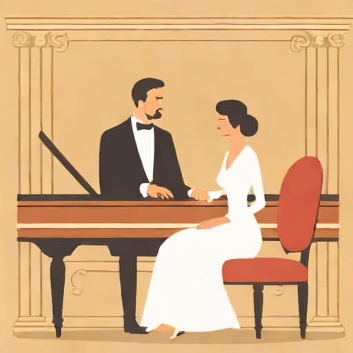 Lady At The Virginal With A Gentleman