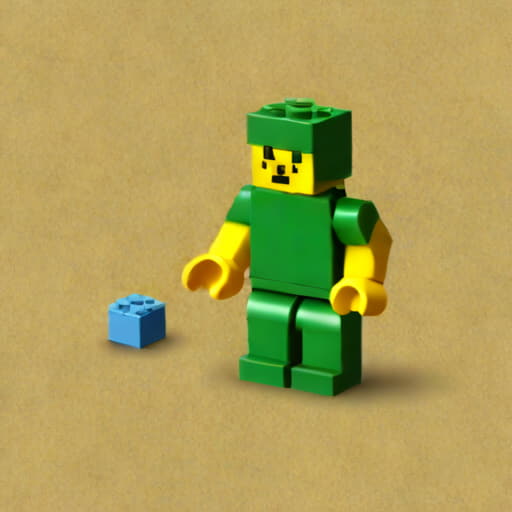 Lego Minecraft Bogged Minifigure
