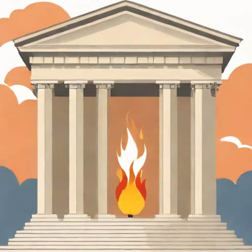 Lincoln Memorial Kiosk Fire