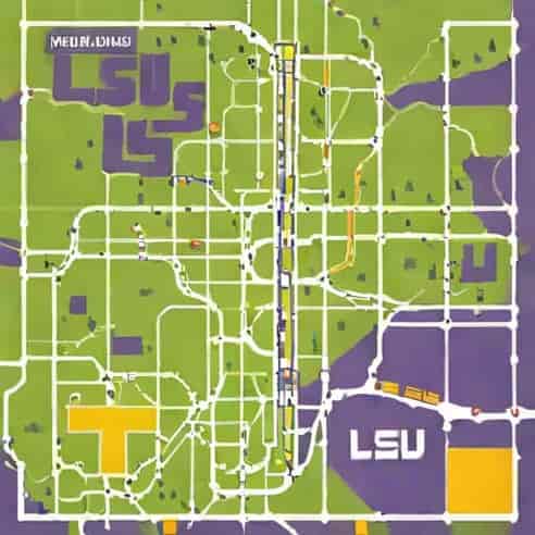 Lsu Gameday Contraflow Map
