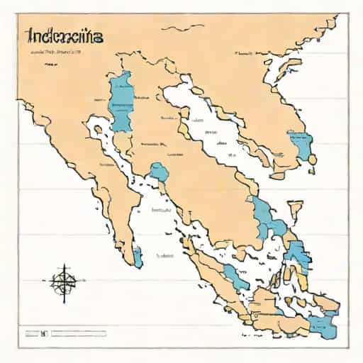 Map Of Indochinese Peninsula