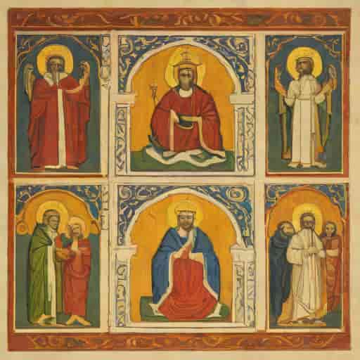 Medieval Frescoes In The Zemen Monastery In Bulgaria