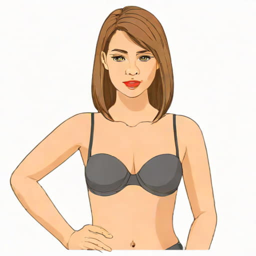 Narrow Brassiere Worn Around The Head