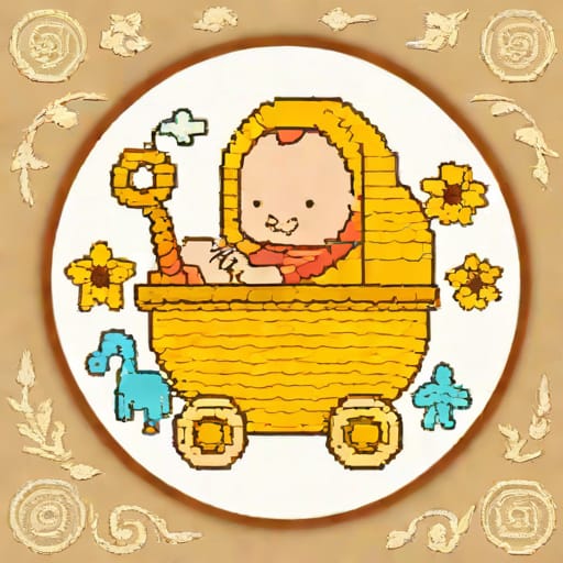 New Baby Crewel Embroidery Kits