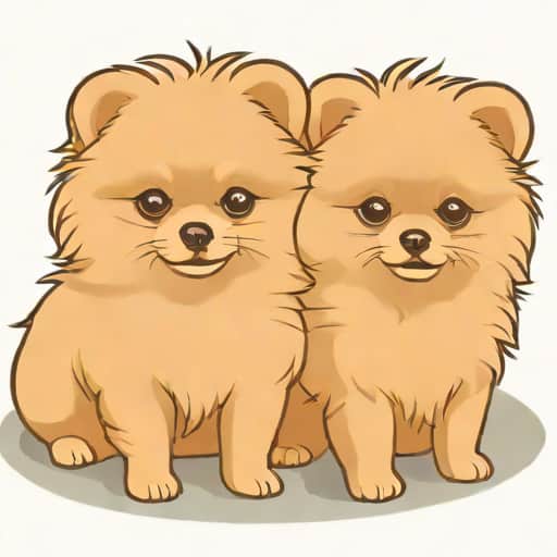 Newborn Pomeranian Puppies