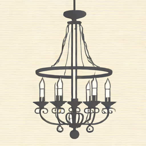 Non Electric Chandelier