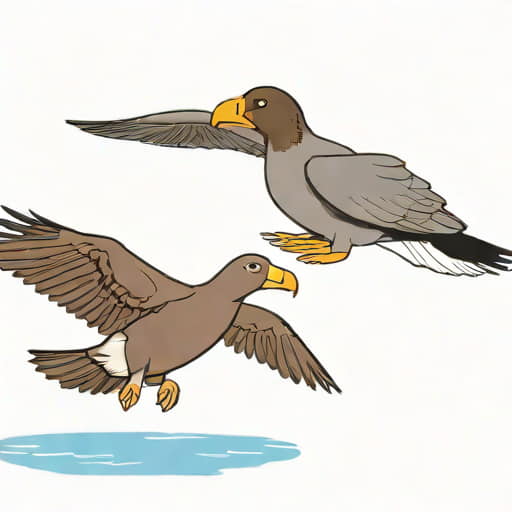 Northern Giant Petrel Vs Southern