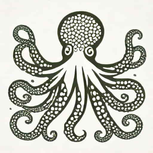 Octopus Stippling Art