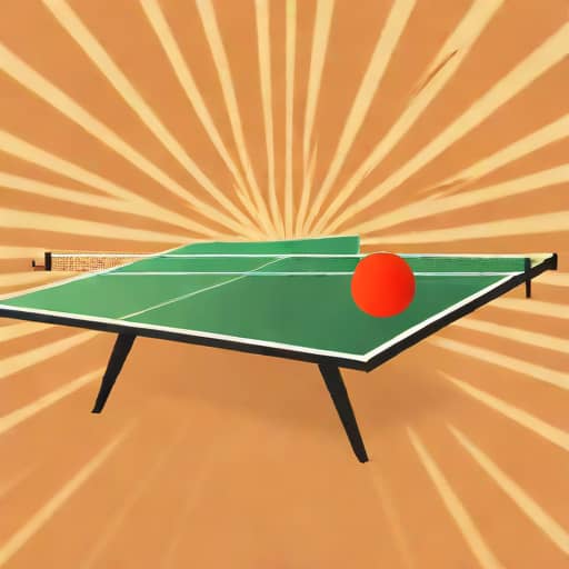 Olympic Table Tennis Backspin Shot