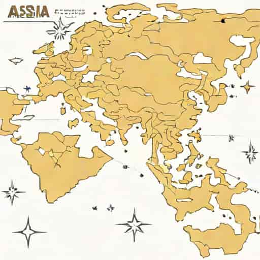 On The Map Of Asia What Is The Capital Of The Starred Country