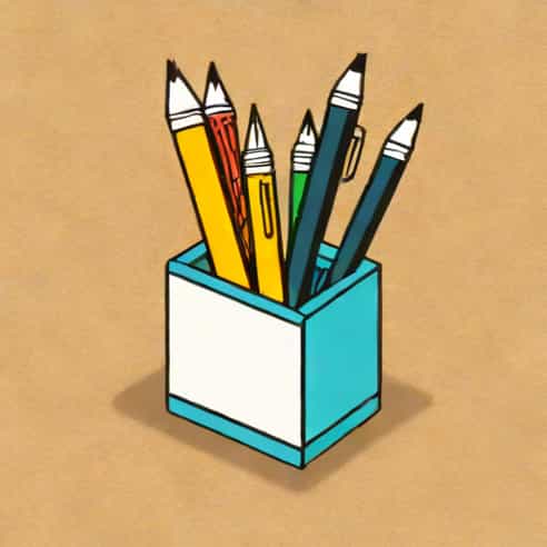 Pen Holder For Desk
