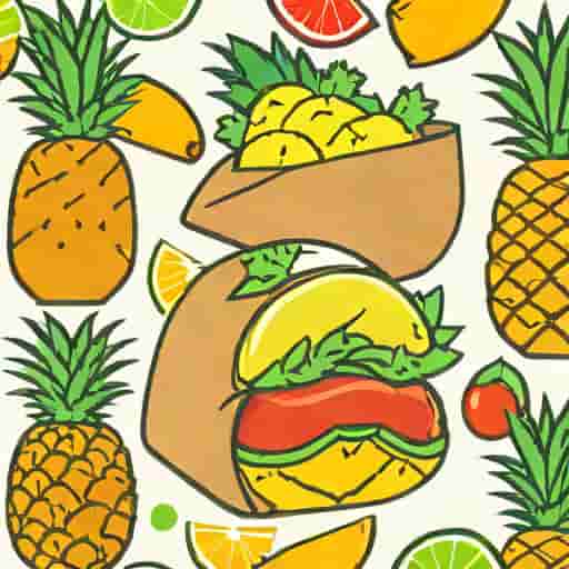 Pineapple Spank Burrito Bison