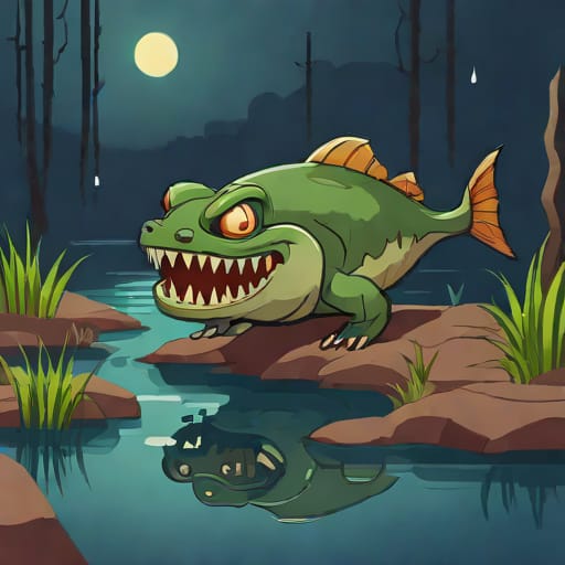 Piranha Creeper Creek After Dark