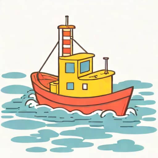 Plastic Tugboat Sandbox