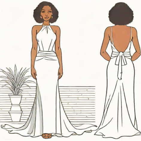 Quinesha Backless Maxi Dress