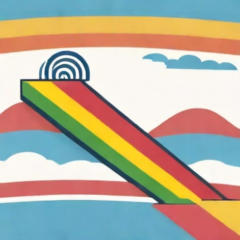 Rainbow Slide El Salvador
