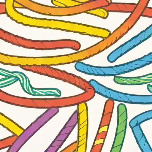 Rainbow Twizzlers Pull And Peel