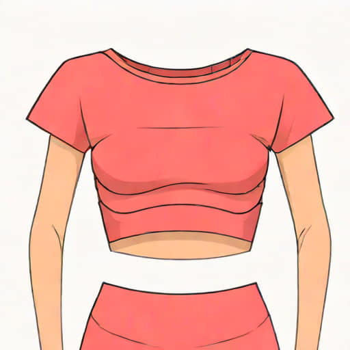 Red Crop Top For Women