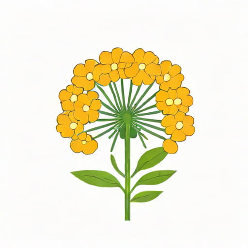 Round Umbel Inflorescence