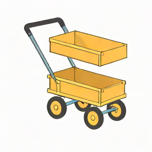 Sekey Kids Folding Handcart Wagon