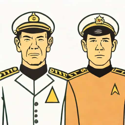 Shipmate Of Captain Kirk And Mr Spock