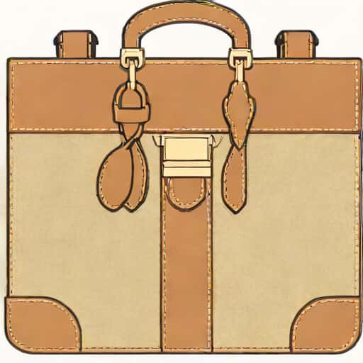 Small Cabas In Triomphe Canvas And Calfskin