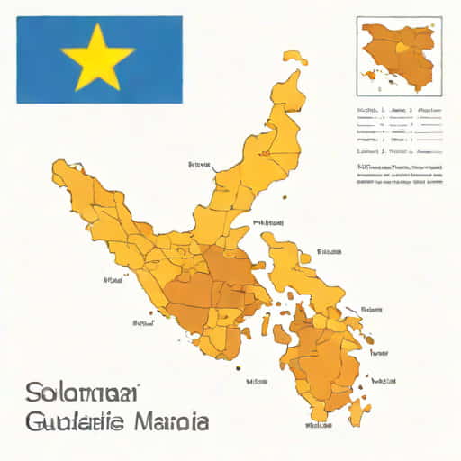 Solomon Islands Guadalcanal Map