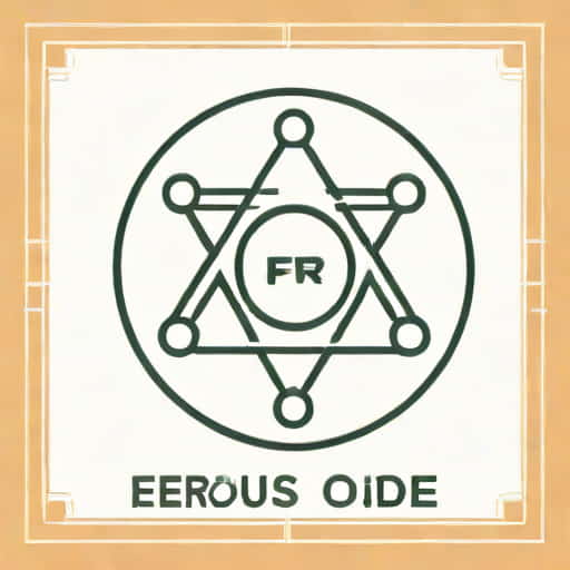 The Formula Of Ferrous Oxide