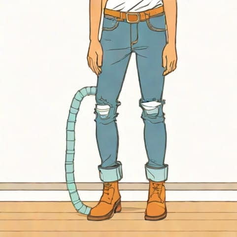 Tight Fitting Drainpipe Jeans