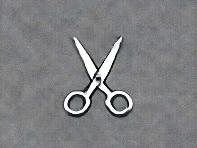 Trimming Pubes With Scissors
