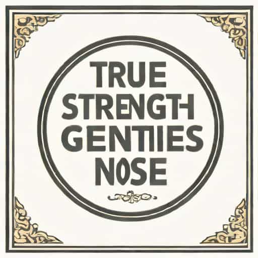 True Strength Is Gentleness Quote