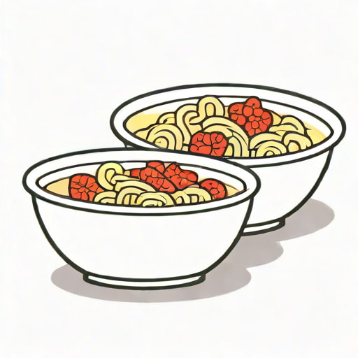 Two Pyrex Bowls Stuck Together