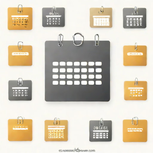 U Brands Chalkboard Calendar