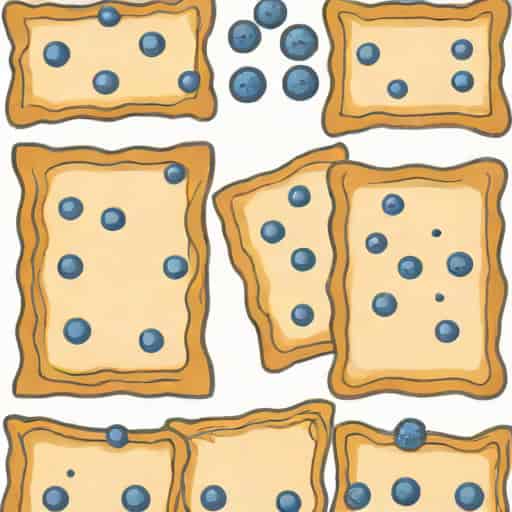 Unfrosted Blueberry Pop Tarts