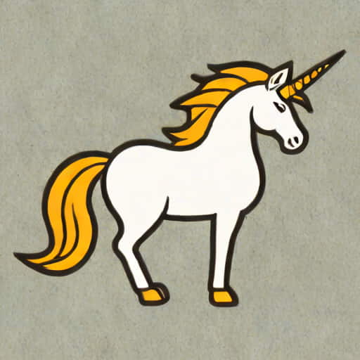Unicorn Sticker Drawing