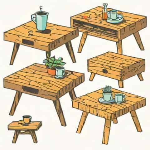Unusual Rustic Coffee Tables